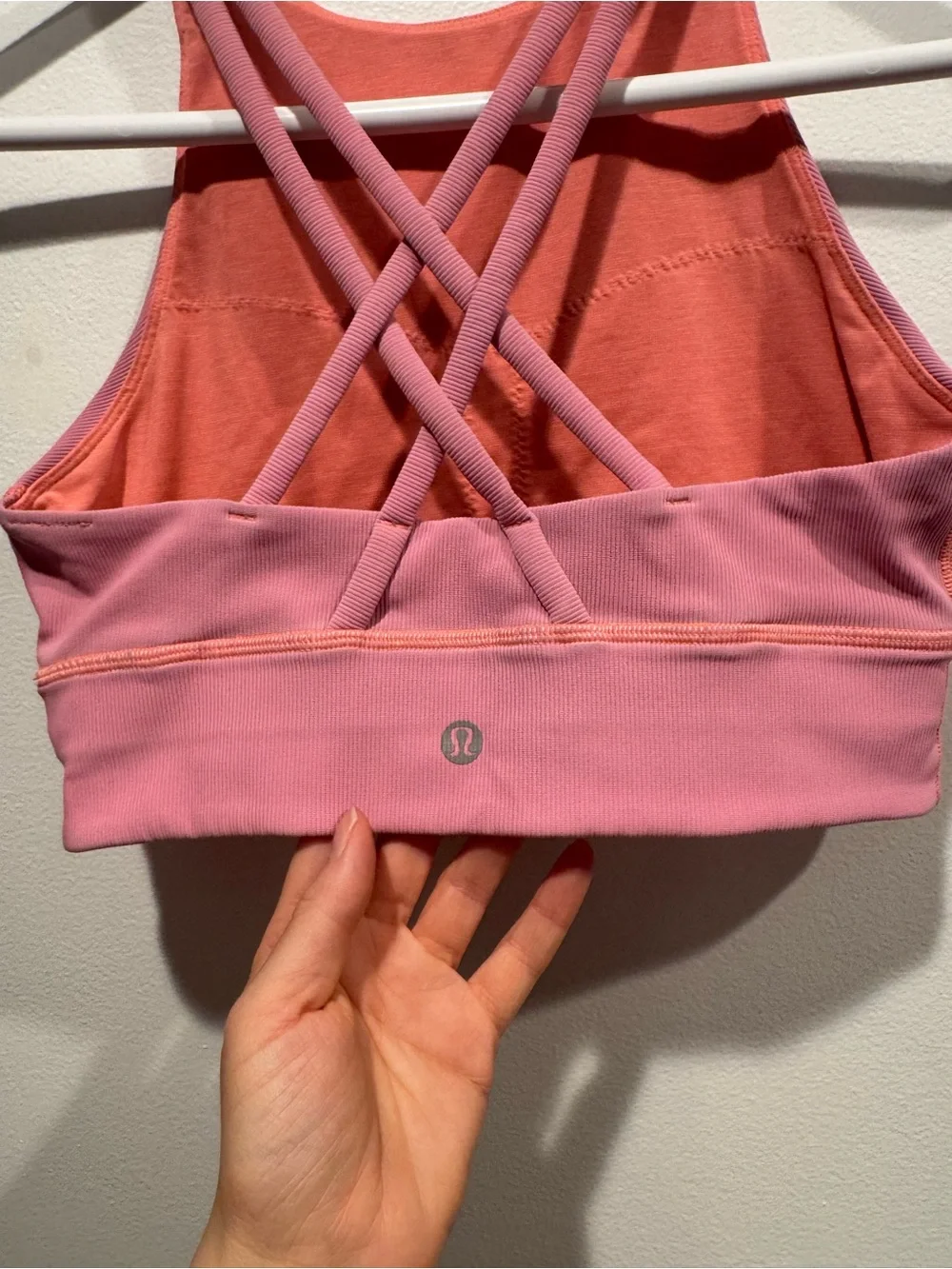 Lululemon Athletica High-Neck Longline Ribbed Bra